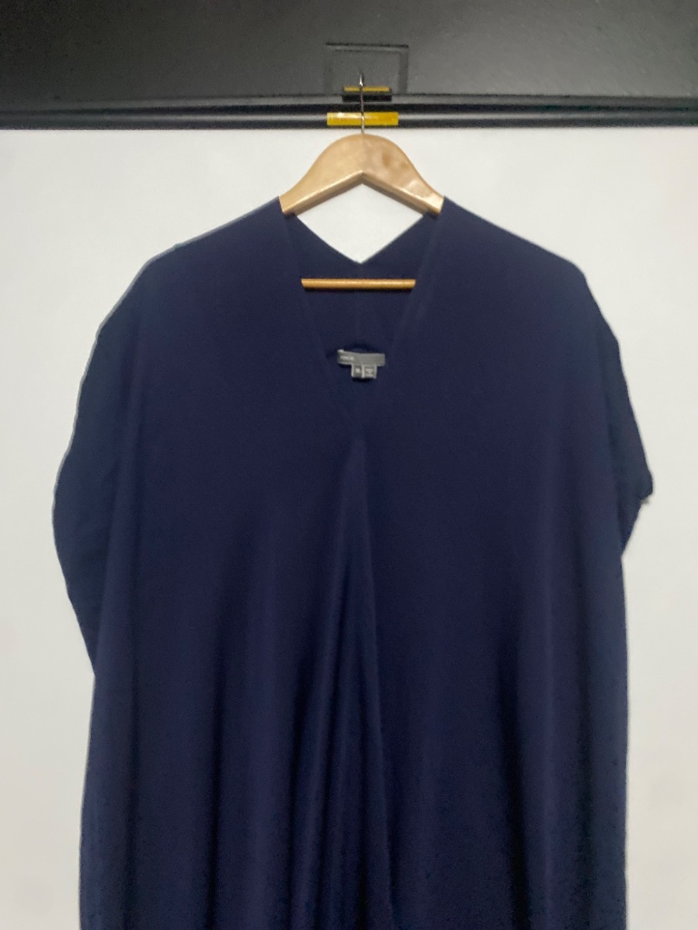 Vince M Silk Shift Popover Oversized Midi Dress - Picture 6 of 12